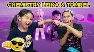 LEIKA JAGO BANGET 🥰🥰 TOMPEL JADI IRI ?? PEMBUKITAN CHEMISTRY LEIKA DAN TOMPEL [ROBLOX INDONESIA]