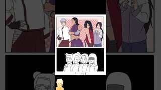 Naruto couple exchange their outfit 😍💀 ( Who is your favorite character ❓😚) #narutoshippuden