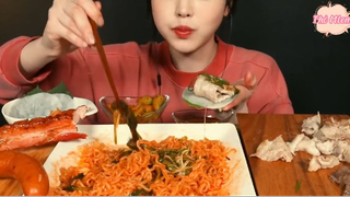 Mì trộn ức bò, thịt ba chỉ, xúc xích Kielbasa phần 4 #anngonmoingay