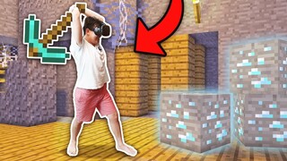 ĐÀO KIM CƯƠNG TRONG MINECRAFT THỰC TẾ ẢO!!