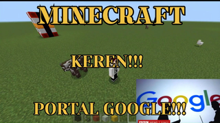 MINECRAFT - KEREN GUYS KITA BUAT PORTAL GOOGLE!!! PART 2