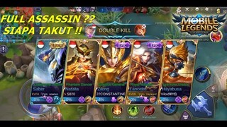 NEW META FULL ASSASSIN BARENG SUBSCRIBER RUSUH PARAH NGAKAK - Mobile Legends Indonesia