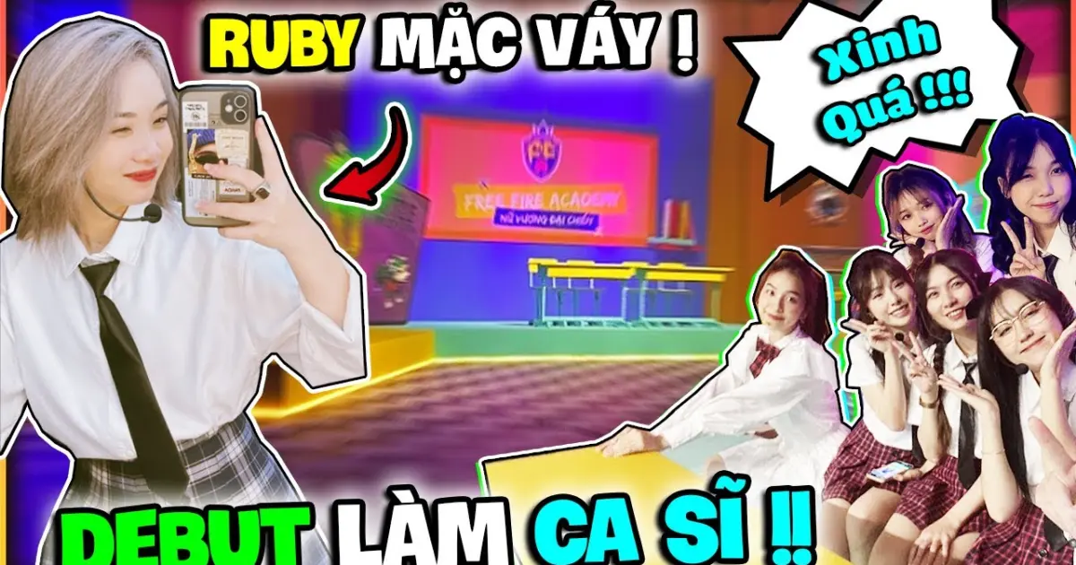 Biến hóa với 4 kiểu tóc của Ruby TV cực cá tính