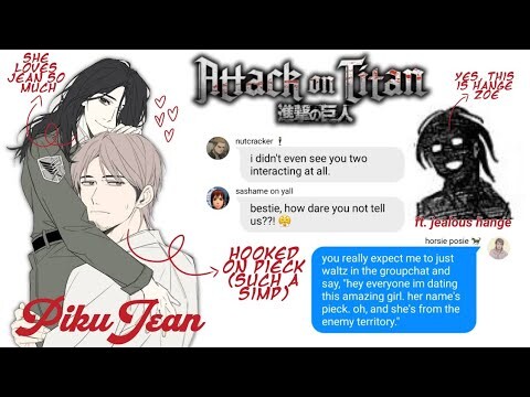 pikujean relationship exposed ft. jealous hange | hooked lyric prank [aot]