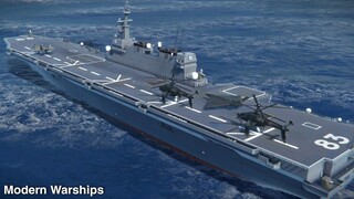 Modern Warships: playing JS IZUMO aircraftcarrier in online match.