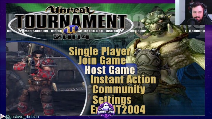 Jogando UT2004 - Unreal Tournament 2004