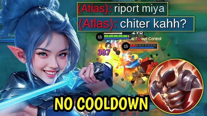 CHEATER⁉️INI DIA MIYA DI BUFF BUILD PALING GACOR GG GEMING_ MLBB