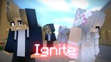 ♪ " Ignite " - ( Cute Love Story Minecraft Animation Music Video #2 ) ♪