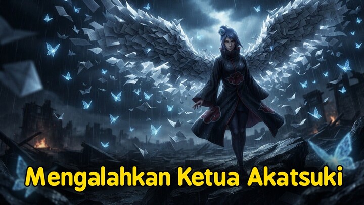 Saat Konan hampir menghabisi Ketua Akatsuki