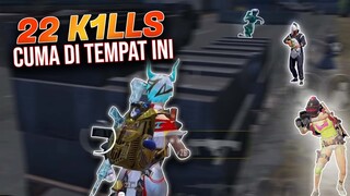 DAPET 22 K1LLS CUMA TURUN DI TEMPAT INI !! GILAAA MUSUH NYA DATENG TERUSSS ! - PUBG MOBILE INDONESIA