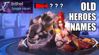 11 OLD HEROES' NAMES IN MOBILE LEGENDS