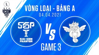SGP vs DRK - VÁN 3 | CK BẢNG A - VÒNG LOẠI ICON SERIES SEA MÙA HÈ 2021 (04.04.2021)