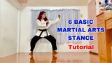 HOW TO DO THE 6 BASIC MARTIAL ARTS STANCE