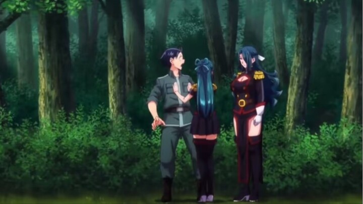 Pria ini mau diapain nih di tengah hutan?