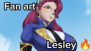 Fan art Lesley Mobile legends🔥🔥🔥