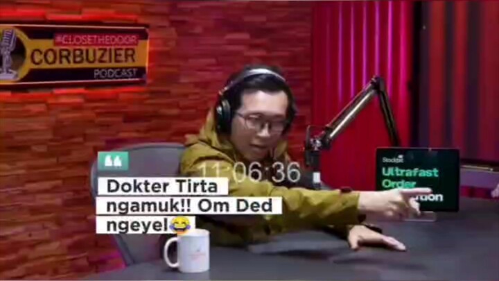 dokter Tirta ngamuk ke om ded 🤣