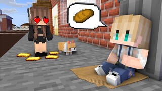 POOR CUTE BOY LOVE RICH GIRL - Minecraft Animation - Monster School