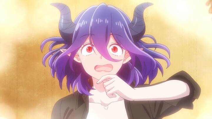 "After being kissed by the male protagonist, the succubus sister who is high offense and defenseless