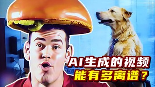ما مدى سخافة الفيديوهات التي تُنشئها الذكاء الاصطناعي؟ البرغر أصبح حيًّا ويريد احتلال الأرض!