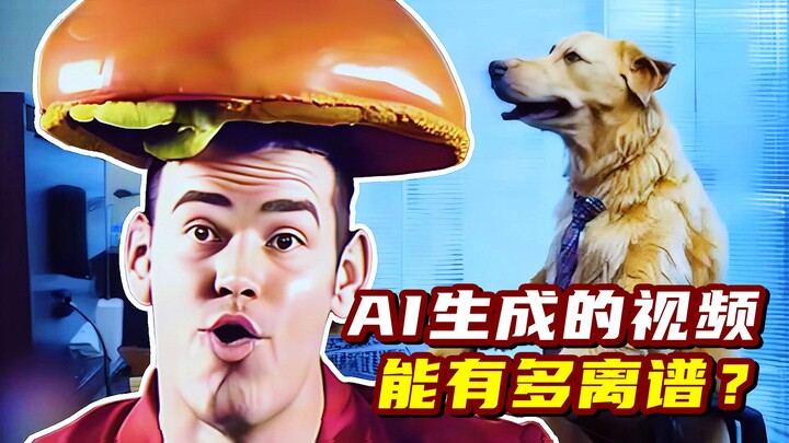 ما مدى سخافة الفيديوهات التي تُنشئها الذكاء الاصطناعي؟ البرغر أصبح حيًّا ويريد احتلال الأرض!