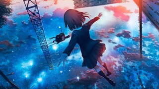 "Falling" Tôi nghĩ rằng các cô gái trong anime có thể bước lên dải ngân hà và chìm vào giấc mơ mộng 