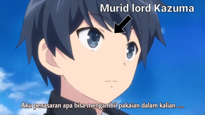 Pov:murid kazuma lagi belajar sihir