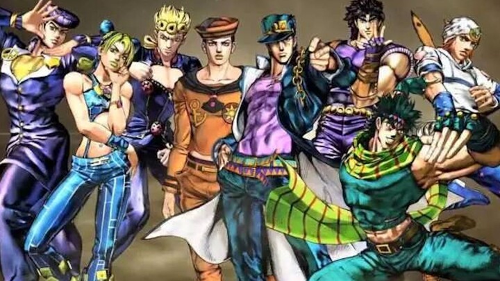 All members are in JOJO pose, it’s so exciting “JoJo pose”