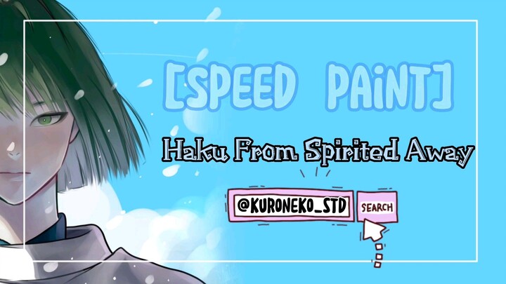 [Speed paint] Haku From Spirited Away