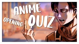 ANIME OPENING QUIZ (EASY)