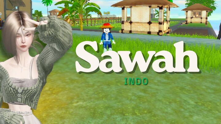 【ROBLOX】MAIN SANTAI DI SAWAH INDO |INDONESIA