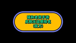 猫和老鼠手游 · 皮肤压迫感排名    [个人向] (鼠方)