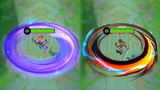 Fanny Mikasa VS Blade of Kibou Skin Comparison