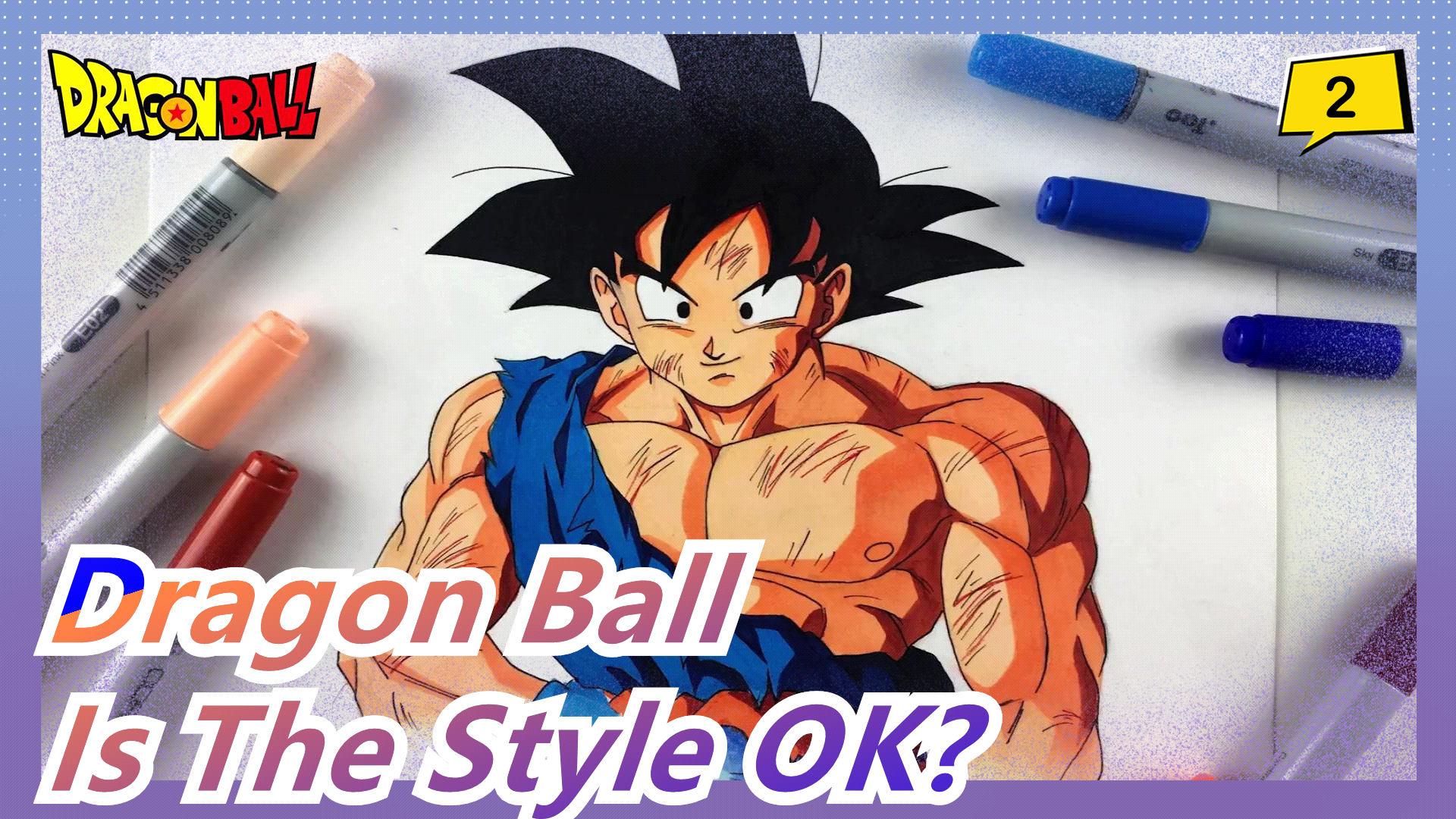 How to Draw Goku Ultra Instinct - [Dragon Ball Super] - BiliBili