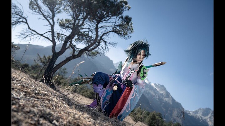 sexycoser.com-Genshin Impact Xiao Cosplay