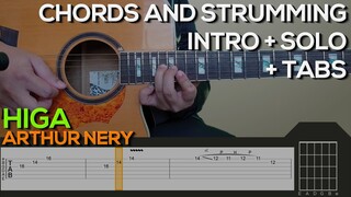 Arthur Nery - Higa Guitar Tutorial [INTRO, SOLO, CHORDS AND STRUMMING + TABS]