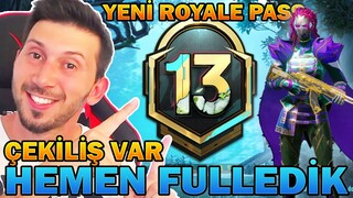 YENİ SEZON M13 ROYALE PASS FULLEDİK ❤  Pubg Mobile Royal Pass Çekilişi