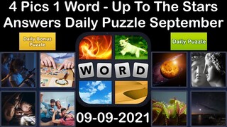 4 Pics 1 Word - Up To The Stars - 09 September 2021 - Answer Daily Puzzle + Bonus Puzzle