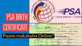 PSA Birth Certificate - How to Request Online