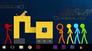 The Building Contest - Animation vs. Minecraft Shorts Ep. 2