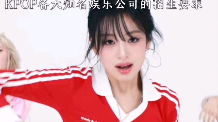 KPOP各大知名娱乐公司的招生要求