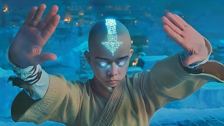 This Bald Boy is Able to Master 4 Elements of Nature, So Very Easy for him to Create the Mega Waves