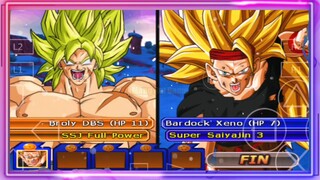 BROLY DBS SSJ FULL POWER VS BARDOCK XENO SSJ 3 - DB MOD ANDROID GAMEPLAY