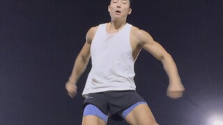 "Muscular Guy D & World Cup 'The Cup of Life' Improvised Dance"