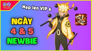 Cửu Vĩ Đại Chiến - Hướng Dẫn Chơi & Lưu Ý Quan Trọng Ngày 4 & 5 Cho Newbie, Nạp Luôn Lên VIP 6