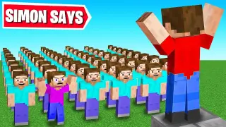 Playing SIMON SAYS in MINECRAFT!