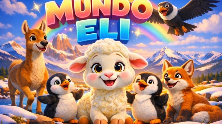Eli na Patagônia – Música Infantil Pixar 3D _ Guanaco, Pinguim, Raposa e Condor