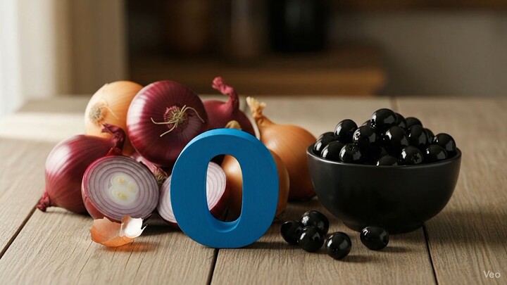 The Vowels on a Tables (Veo)