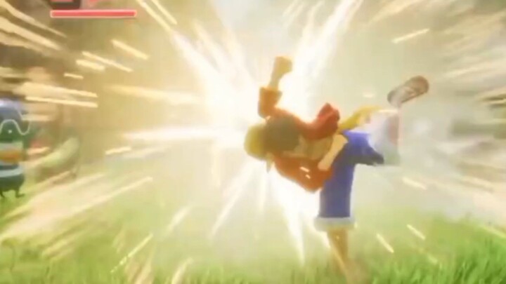 tendangan Luffy
