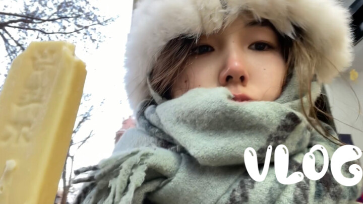 VLOG Tiongkok Timur Laut. Di Harbin menikmati es loli di suhu -20°C, menyaksikan matahari terbenam d
