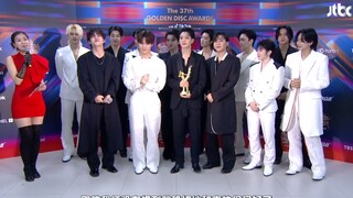 【SVT_ZER·0】[37th Golden Disc Backstage] SEVENTEEN Zero Station with Chinese Subtitles